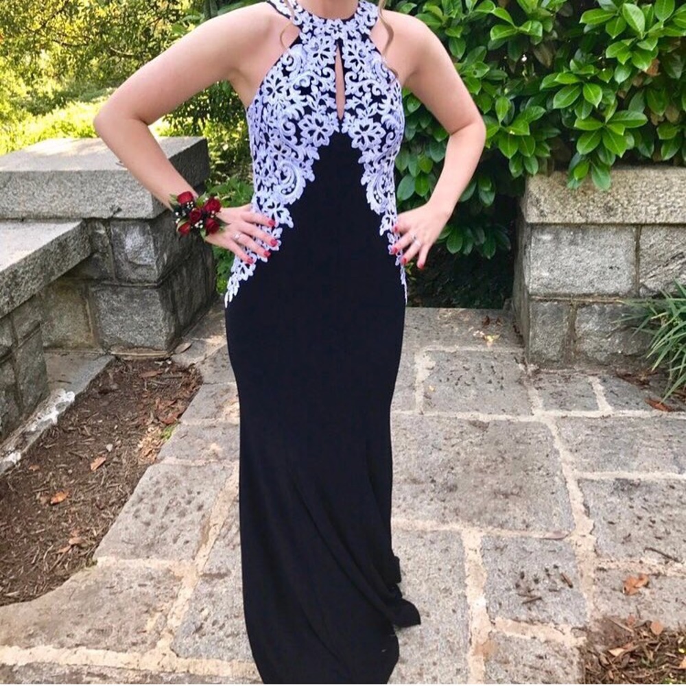Black prom dress size 0!